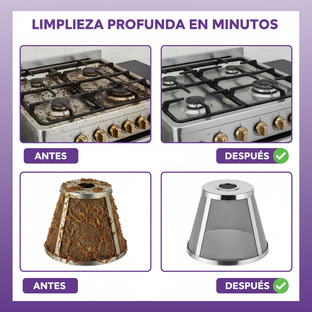 Antes y Después - Limpieza Profunda